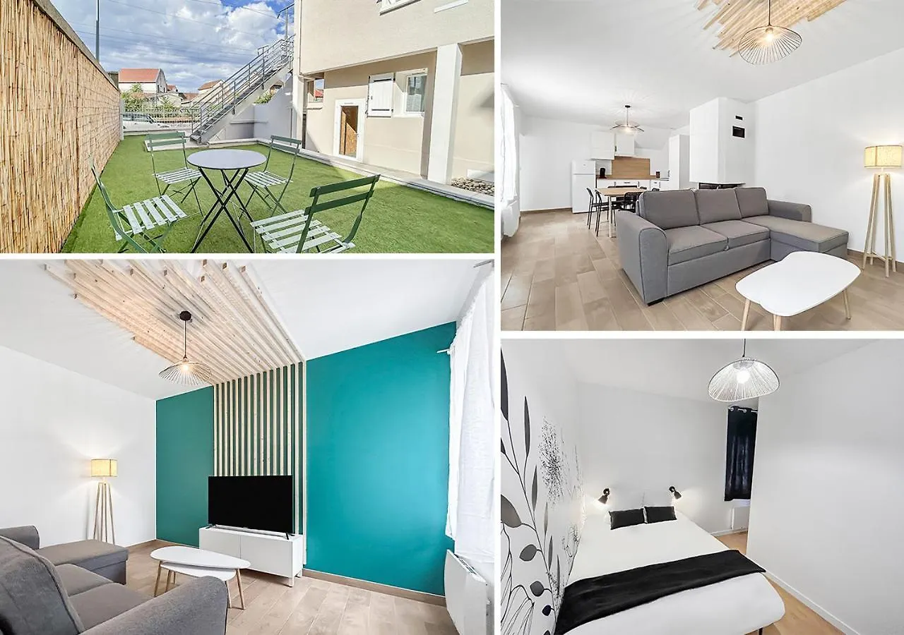 Appartamento Jardin Prive Et Deco Moderne A Vichy